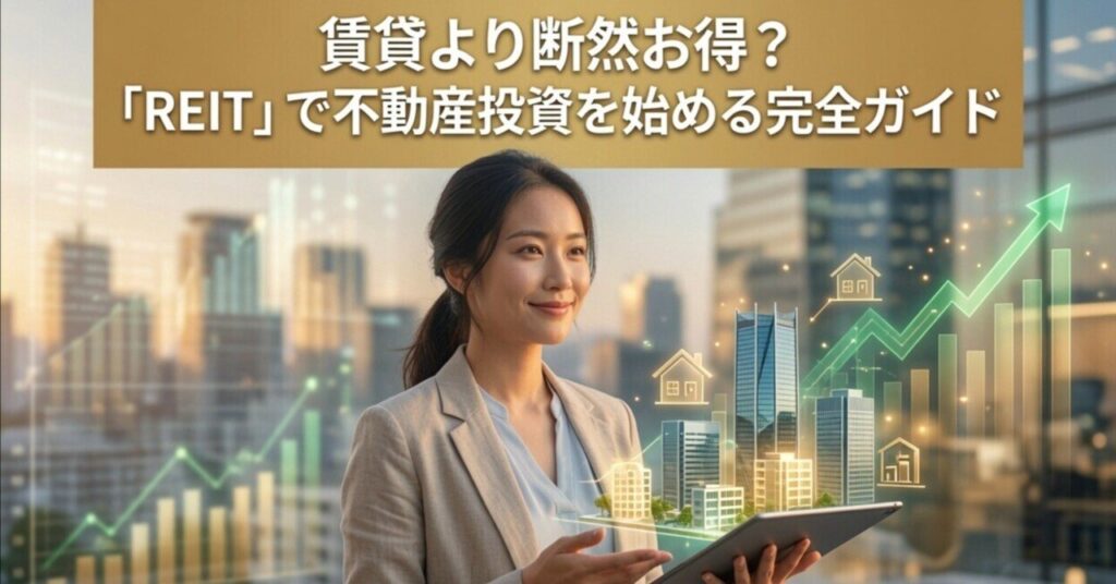 賃貸より断然お得？「reit」で不動産投資を始める完全ガイド【2026年版】